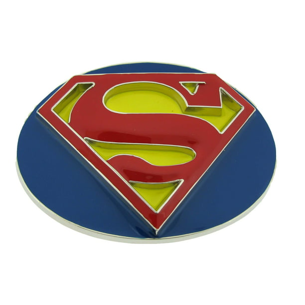 Superman Logo DC Comics Belt Buckle Bottle Opener Adjustable Web Belt